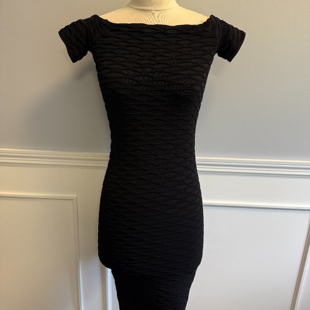 Michael Kors Dress | Bodycon | Textured | Black | XS